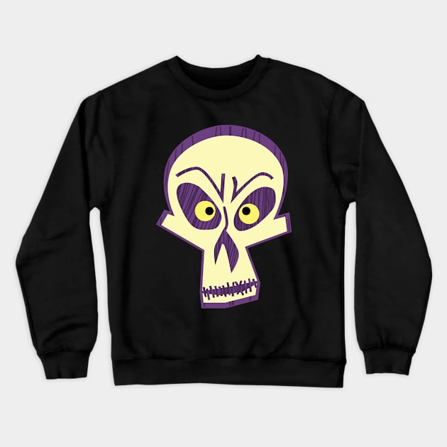 Cartoon Skull Crewneck Sweatshirt by ShawnIZJack13